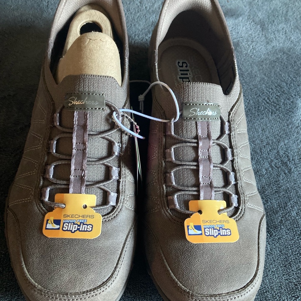 Skechers Slip-Ins Brown Casual Slip-On Sneakers